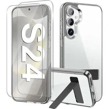 Pouzdro na mobilní telefon Pouzdro na mobilní telefon Giyer pro Samsung Galaxy S24 s 2x chráničem obrazovky, nikdy nežloutne,