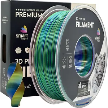 Filament Smart Print Silk PLA Tri color red blue green 1,75mm 1kg