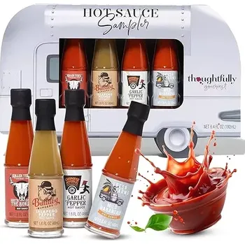 BBQ Dárková sada Thoughtfully, 4 ostré omáčky
