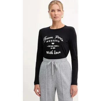 Tričko s dlouhým rukávem Weekend Max Mara ALIAS 2525946042600 černá 99X, vel. XS