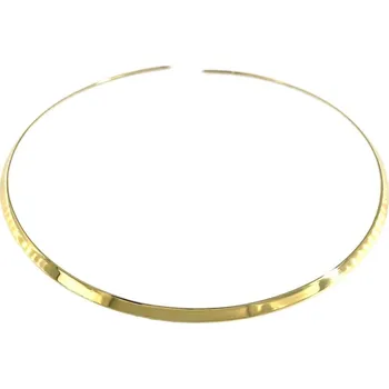 Náhrdelník Stříbrný pozlacený náhrdelník obruč délka náhrdelníku 38cm