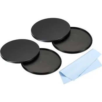 PATIKIL 77mm krytky objektivů, balení 2 kusů, univerzální filtry objektivů, stohovatelné krytky,