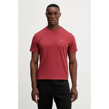 Pánská móda Bavlněné tričko Calvin Klein Jeans LV04RD254G červená 92X, vel. S