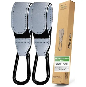 Příslušenství pro přepravu dětí ADRIANO PORCARO® I Háčky na kočárky na tašky [balení 2 ks] I Háčky na kočárek I Perfektní pro