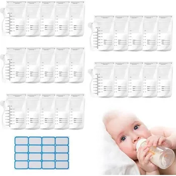 Kojenecká váha Sáčky na uchovávání mateřského mléka, 250 ml - 50 kusů, sáčky na uchovávání mateřského mléka k