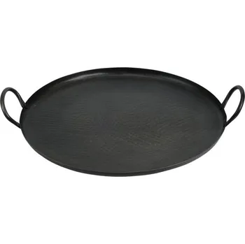 Nerezový černý servírovací tác s úchyty