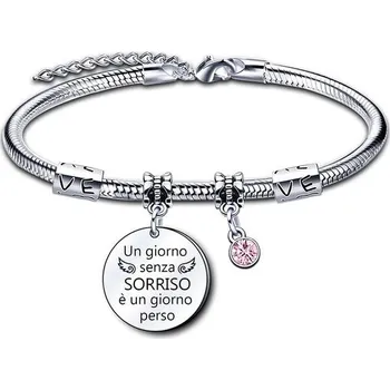 Náramek Dámské náramky LUODAN s ocelovým přívěskem, Dámské módní náramky, Narozeninové dárky, Vánoční