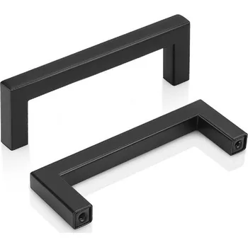 Systém vstřikování PinLin 30ks Úchytky na skříňky Otvor Střed 96 mm Úchytky na skříňky z nerezové oceli Černé Úchytky