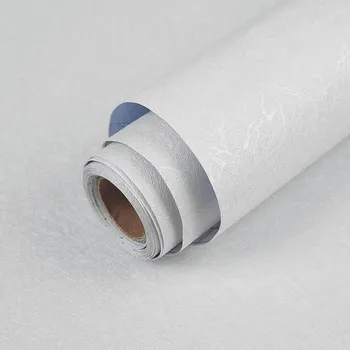 Tapeta Abyssaly bílý kontaktní papír, hedvábná samolepicí nábytková fólie, voděodolný PVC plastový