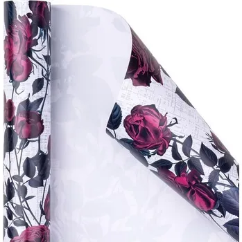 Balící papír Balicí papír s vůní Holijolly v roli s růžovým vzorem na Den matek, narozeniny, Valentýna - 43,2 cm