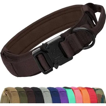 Obojek pro psa Joytale obojek pro psy, taktický velký obojek s ovládací rukojetí, odolný, tyrkysový, XL