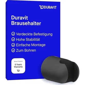 Duravit Univerzální držák sprchové hlavice, Držák sprchové hlavice pro ruční sprchy, Uchycení