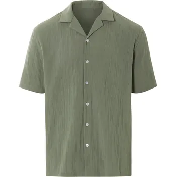 Pánská košile LIVERGY® Pánská volnočasová košile (khaki, L (41/42))