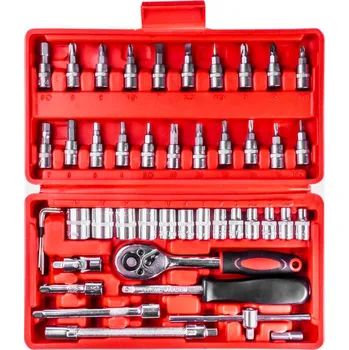 Sada nářadí AMiO sada nástrčných nářadí v kufříku 46ks 03136