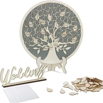 Party dekorace Kniha hostů na svatbu VINFUTUR 1D8BB532