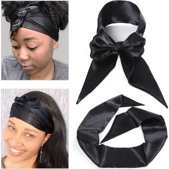 Barva na vlasy Šátek Leeven se saténovým okrajem pro paruky s krajkovou přední částí, lepidlo na vlasy,