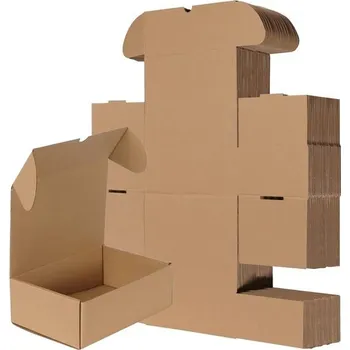 Úložný box RLAVBL 25 hnědých kartonových krabic