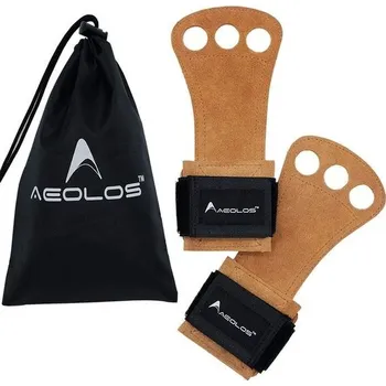 Fitness rukavice Kožené rukojeti na gymnastiku - skvělé pro gymnastiku, vzpírání, shyby, kettlebelly a CrossFit