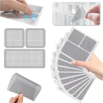 Roleta 30dílná sada na opravu okenních sítí proti hmyzu, oprava oken s ochranou proti hmyzu, samolepicí