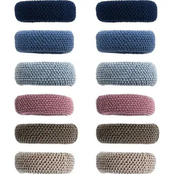 Čelenka Balení 12 dámských gumiček do vlasů, gumičky do vlasů, polyesterové gumičky do vlasů, průměr