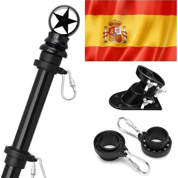 Vlajka Černý hliníkový stožár na vlajku 180 cm