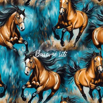 Teplákovina, Koníci na petrolejové (E) 0,57m/ks (Kvalitní teplákovina Bella)