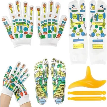 Masáž Reflexní ponožky FSWWSF Sada