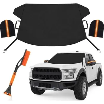 GPS MONCAP 3 sady škrabek na led do auta s koštětem, kartáč na sníh, škrabka na čelní sklo se štětinami