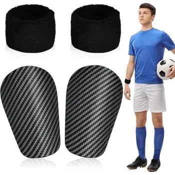 Chránič nohou LPAMABA 1 pár chráničů holení s chrániči zápěstí na mini fotbal - Malé fotbalové chrániče pro