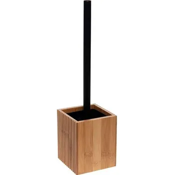 Prostěradlo Držák toaletního papíru Bath Bliss Oslo z kolekce Natural Bamboo, malý, čtvercový, toaletní kartáč