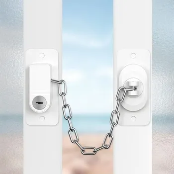 Dětský bezpečnostní prvek YTOOK Sada 4 dětských bezpečnostních zámků na okna, bez nutnosti vrtání, dětské bezpečnostní zámky