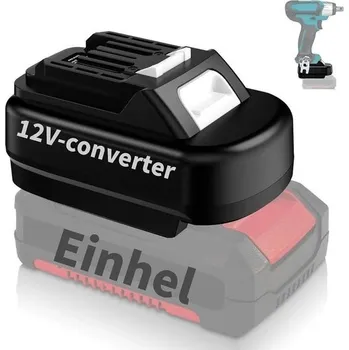 Pro aku nářadí Makita 12V, pro adaptér Einhell 18V na Makita 12V, adaptér kompatibilní s baterií