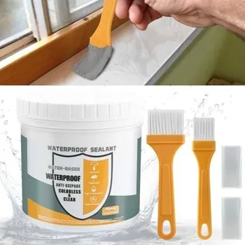 Tmel Šedý vodotěsný nátěrový prostředek - cementem optimalizovaný polyuretanový tmel na stěny, podlahy