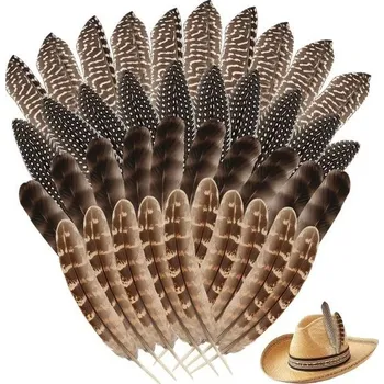 HDHGXUJRD 40 ks krůtího peří, 14,5-21,8 cm