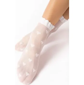 Dámské ponožky Silonkové ponožky Fiore G 1189 - 20 DEN Bílá Uni