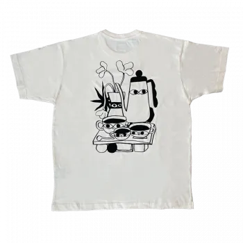 Příprava kávy Father’s Tričko - Ilustrace - M