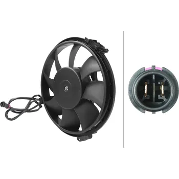 Motor automobilu Větrák, chlazení motoru HELLA 8EW 366 420-291