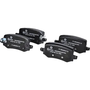 Brzdová destička Sada brzdových destiček, kotoučová brzda DELPHI LP3740