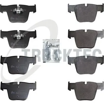 Brzdová destička Sada brzdových destiček, kotoučová brzda TRUCKTEC AUTOMOTIVE 02.35.571