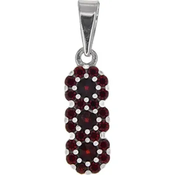 Přívěsek Český granát přívěsek stříbrný 141491