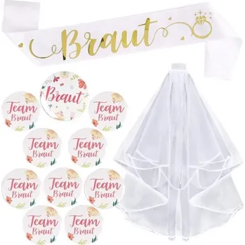 Party dekorace FLOFIA 12 ks dekorace pro rozlučky