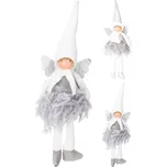 Dekorace Andělka 40 cm mix barev