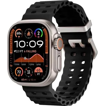 Chytré hodinky Náhradní silikonový řemínek kompatibilní s Apple Watch Band Ultra 2/Ultra 49 mm 46 mm 45 mm 44 mm