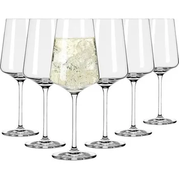 Nábytkové kování RITZENHOFF 6301002 Sklenice na bílé víno 400 ml - Světle bílá řada - 6 kusů v dárkové sadě -