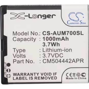 Baterie pro mobilní telefon Baterie Cameron Sino CS-AUM700SL pro Amplicomms PowerTel M7000 - neoriginální