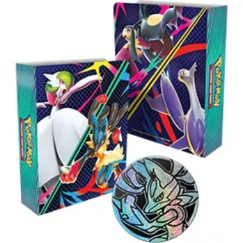 Sběratelská karetní hra The Pokémon Company Pokémon TCG: Mini Album+ Lucario Coin