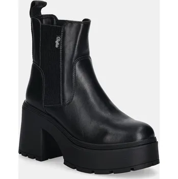 Dámská zimní obuv Boty s gumou Buffalo Mila Chelsea 1220083 černá 99X, EUR 40