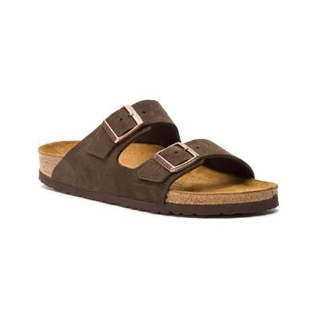 Dámské pantofle Nazouváky Birkenstock Arizona zamsz 0951313 Hnědá 39