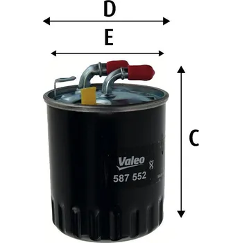 Palivový filtr Palivový filtr VALEO 587552