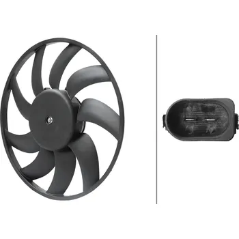 Motor automobilu Větrák, chlazení motoru HELLA 8EW 366 420-261